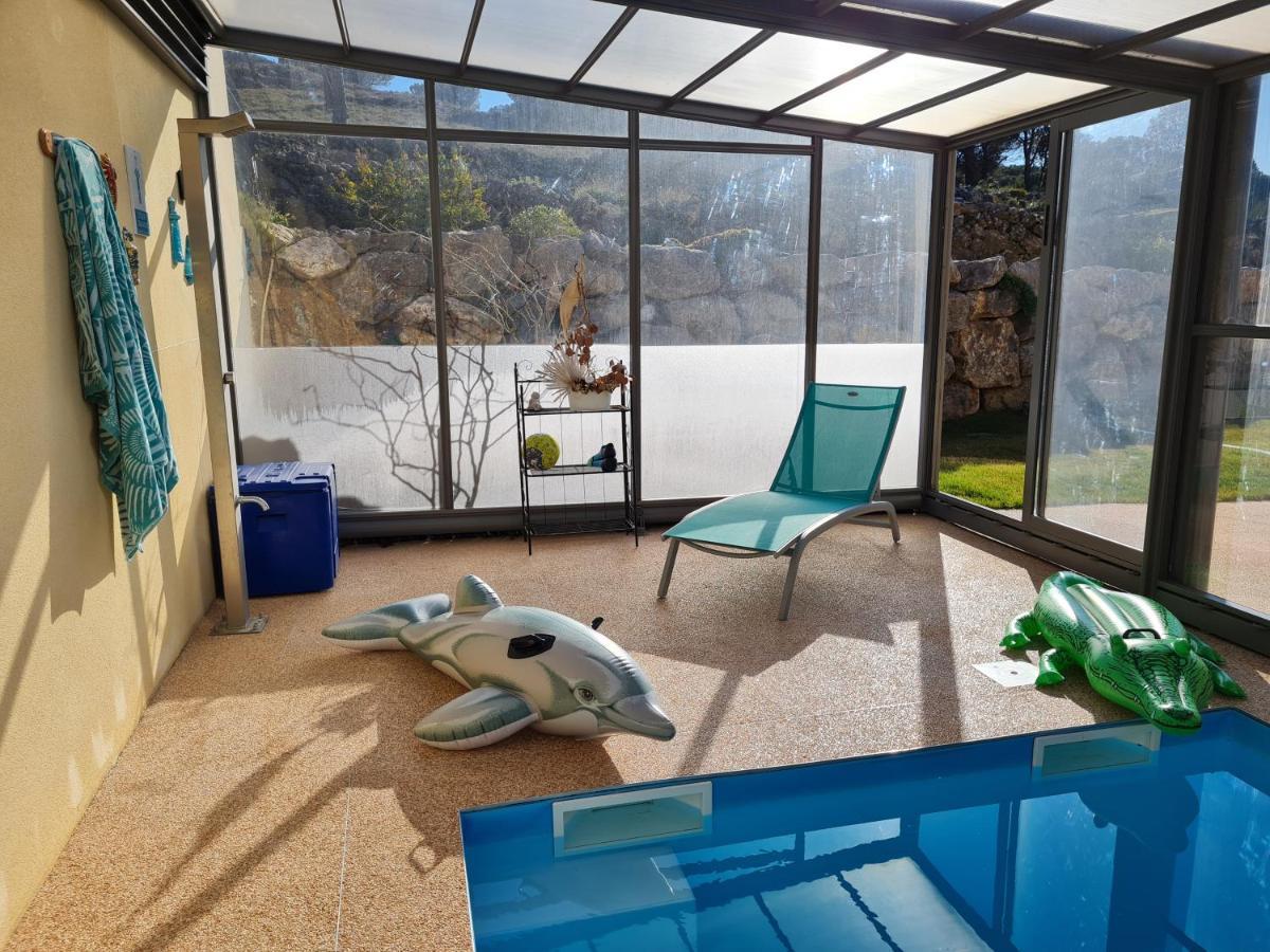 Chambres d'hôtes B&B La Bergeronnette avec piscine couverte chauffée Bizanet Extérieur photo