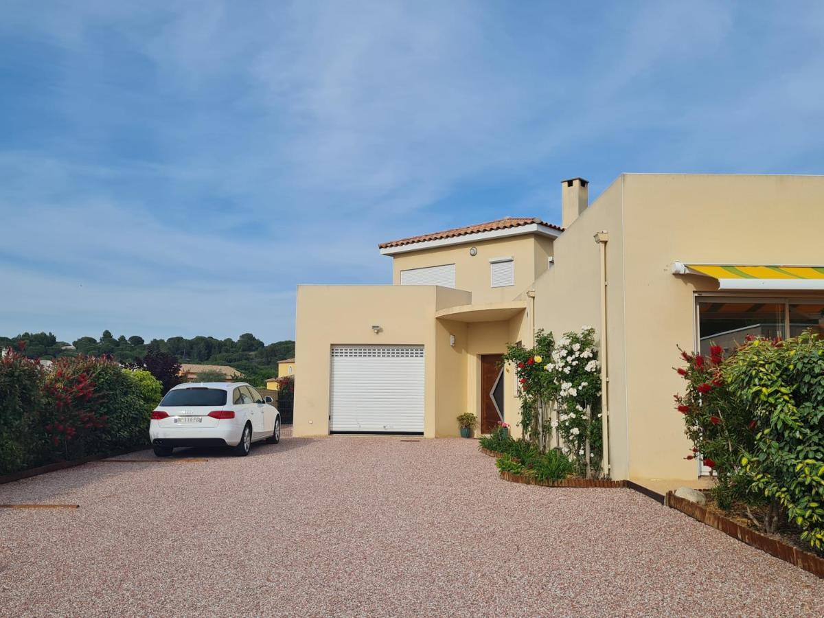 Chambres d'hôtes B&B La Bergeronnette avec piscine couverte chauffée Bizanet Extérieur photo