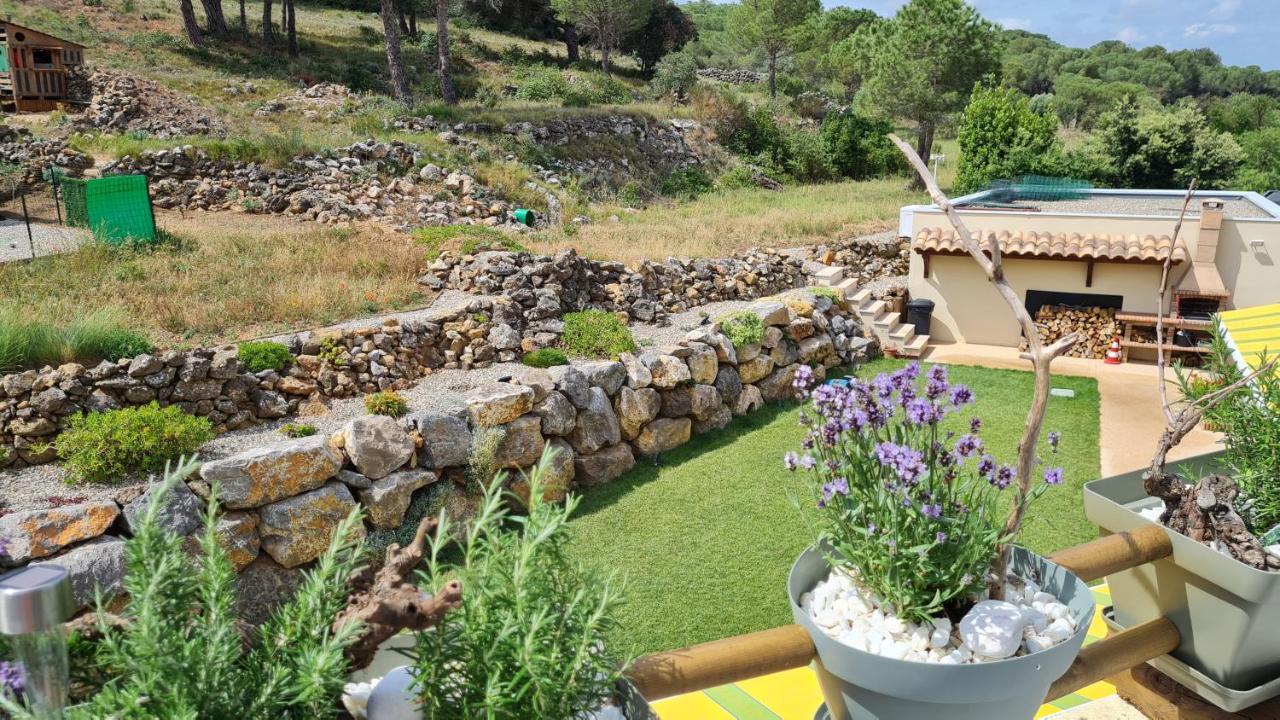 Chambres d'hôtes B&B La Bergeronnette avec piscine couverte chauffée Bizanet Extérieur photo